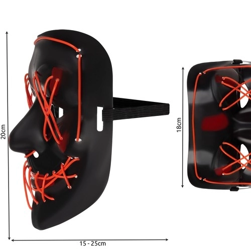 LED oplyst maske