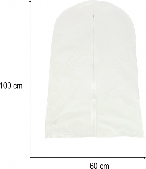 Gennemsigtig tøjpose – 60 x 100 cm