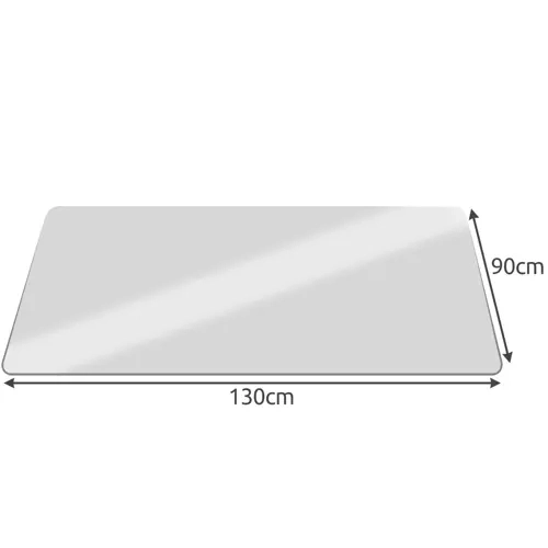 Beskyttelsesunderlag til stol 90x130cm - mælkefarvet