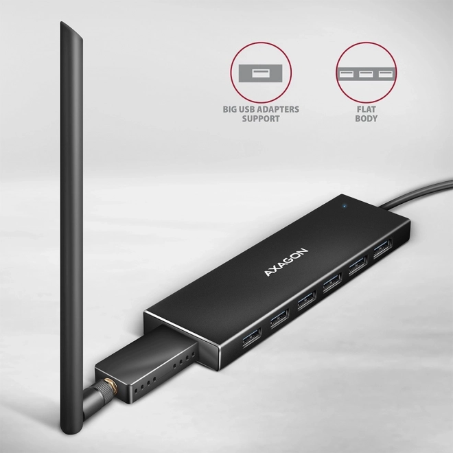 USB Hub 7-Port AXAGON HUE-F7A