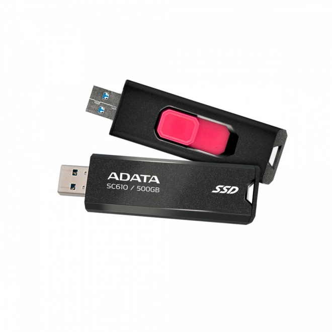 Eksternt SSD SC610 500G USB3.2A Gen2 Sort