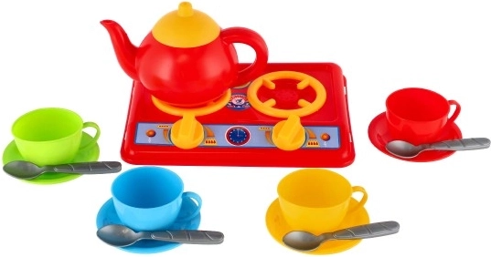 Kedel og tesæt til servering