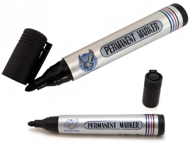 Sort permanent vandtæt marker