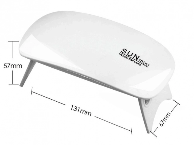 UV LED mini lampe til negle