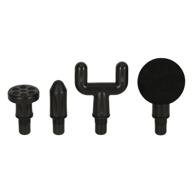 Massagepistol LED 4i1 sort
