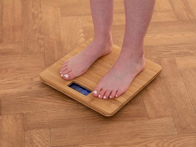 Elektronisk bambus digital vægt op til 180 kg