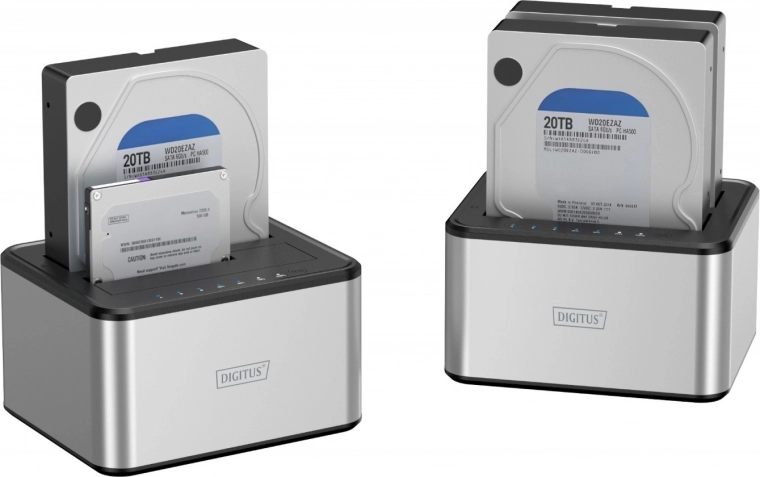 Understøttelse af 2,5" og 3,5" HDD og SSD