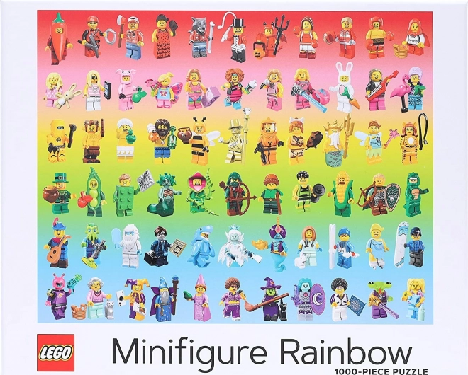 Chronicle Books LEGO4 Regnbue minifigurer 1000 brikker
