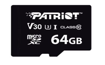 MicroSDHC 64GB VX V30 C10 UHS-I U3 kort