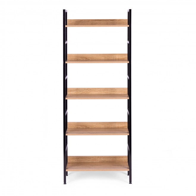 Moderne bogreol med 5 hylder