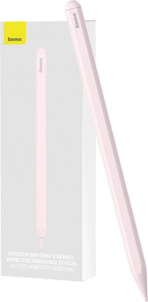 Trådløs opladende stylus Baseus Smooth Writing til telefon/tablet (lyserød)