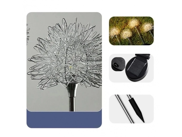 Solcelle have LED lampe i form af et træ - 2 stk