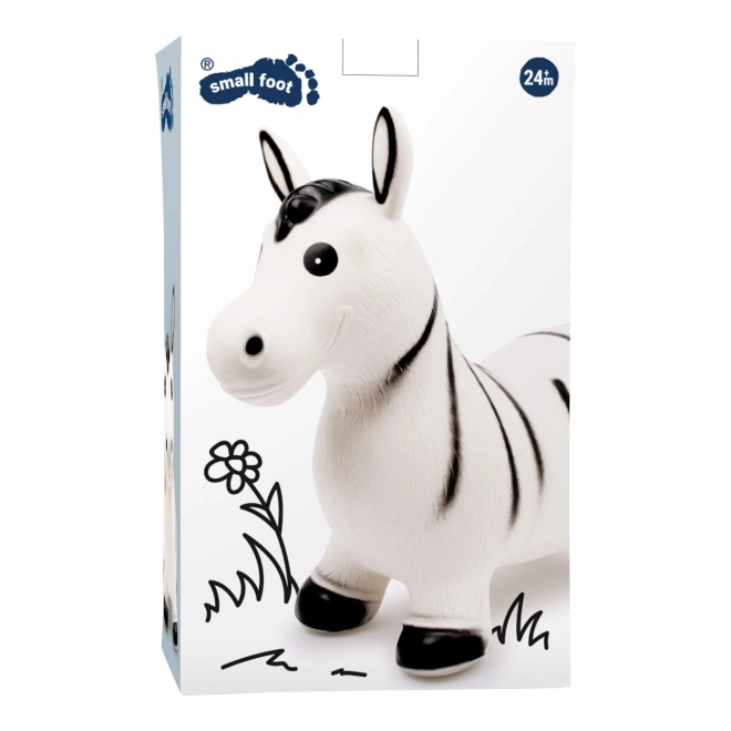Oppustelig hoppebold Zebra til børn