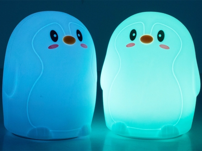 Børns natlys pingvin RGB