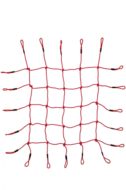 Small Foot klatre net rød - 170 x 170 cm
