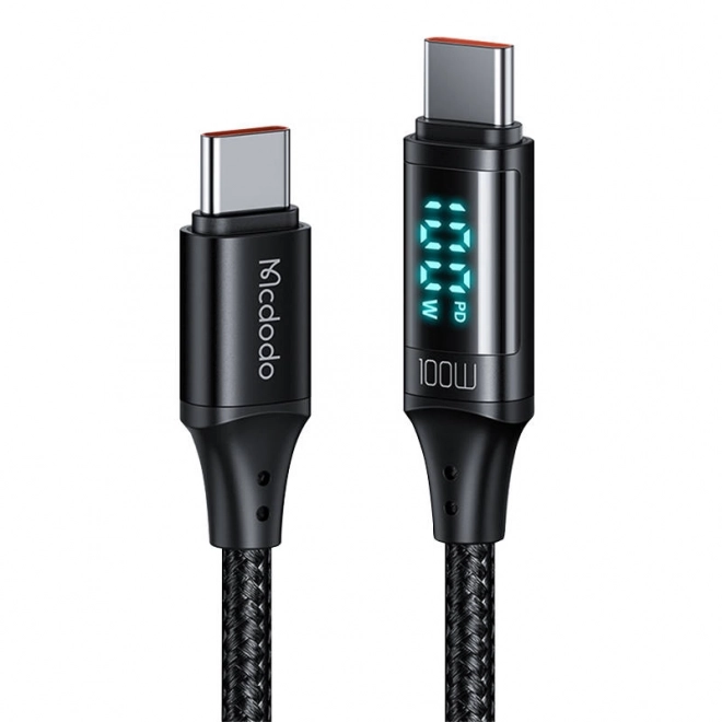 Kabel Mcdodo CA-1100 USB-C til USB-C, 100 W, 1,2 m (sort)