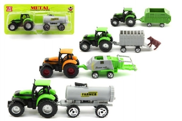 Traktor med anhænger 16 cm