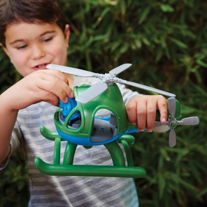 Helikopter Green Toys blå