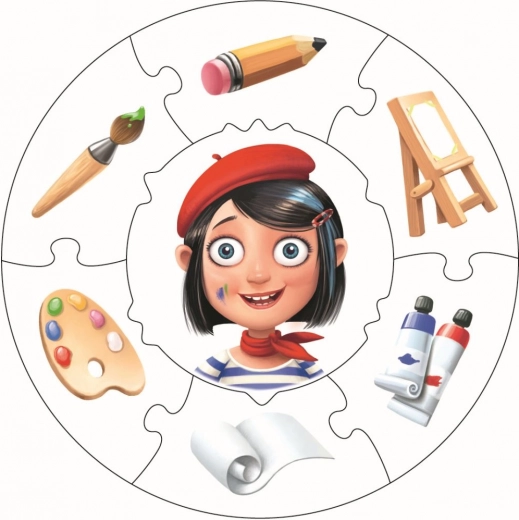 Kreativ maler stimulerer fantasi