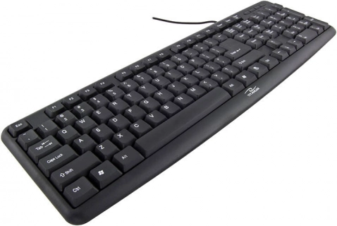 Ergonomisk form for behagelig skrivning