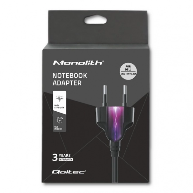 Adapter til notebook Dell 65W 19.5V 3.34A