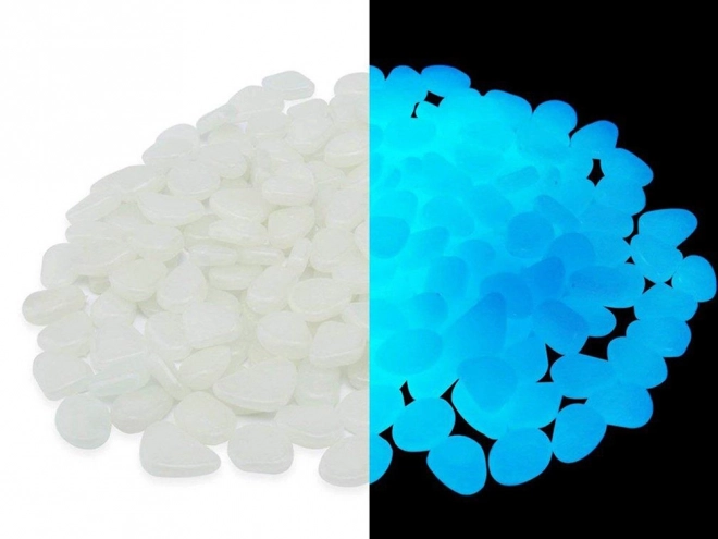 Fluorescerende lysende sten