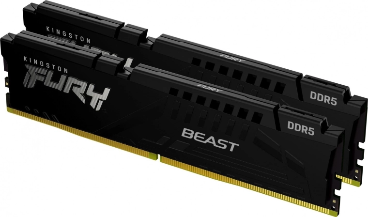 Kingston FURY Beast DDR5 16 GB (2×8 GB) 5200 MHz CL40 sort