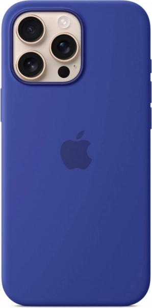 silikoneetui med MagSafe til iPhone 16 Pro Max – ultramarin