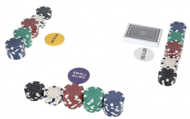 Poker - sæt med 300 jetoner i HQ-kuffert