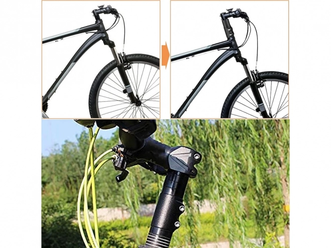 Justerbar styrstammeadapter til cykel