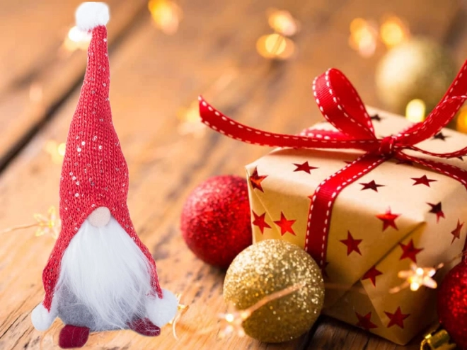 Juledekorativ lille nisse til hjemmet