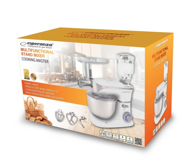 Robot planetarisk multifunktionel Cooking Master 1000W 5L