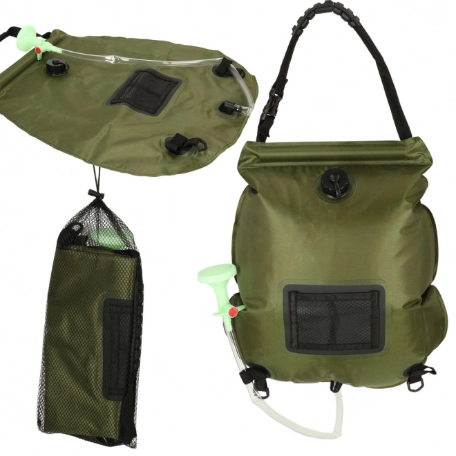Solbruser til camping 20L med termometer