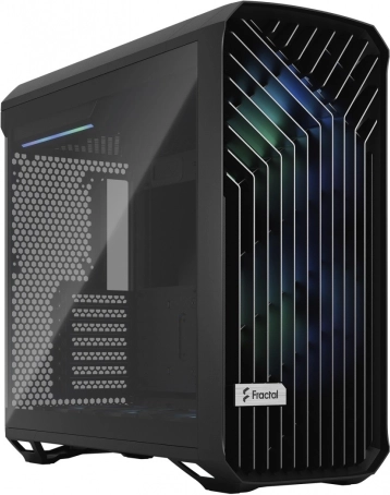 Fractal Design Torrent sort RGB TG Light Tint, 5x blæser, ATX