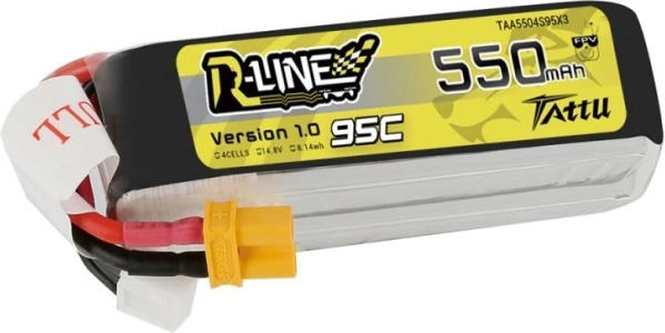 Tattu R-Line 550mAh batteri til høj ydeevne