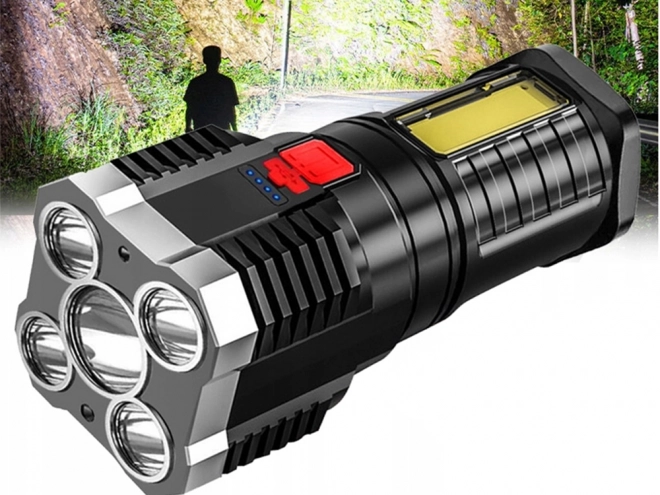 Genopladelig LED campingreflektor