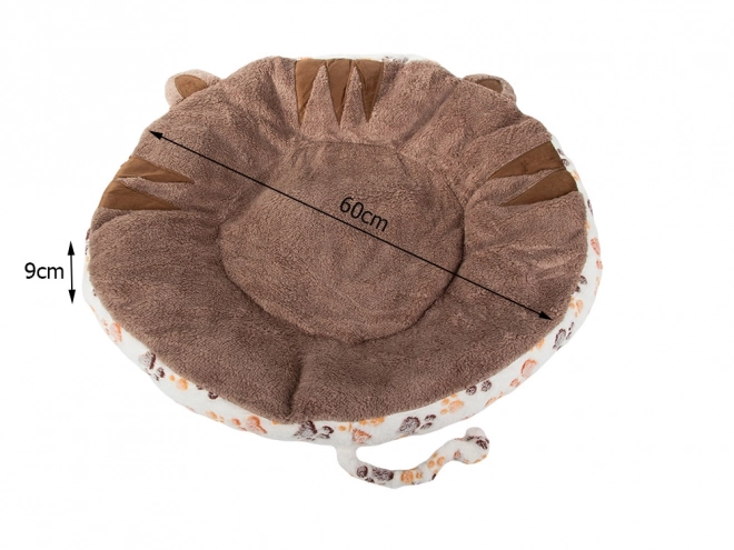 Plys soveplads til hunde og katte 60cm