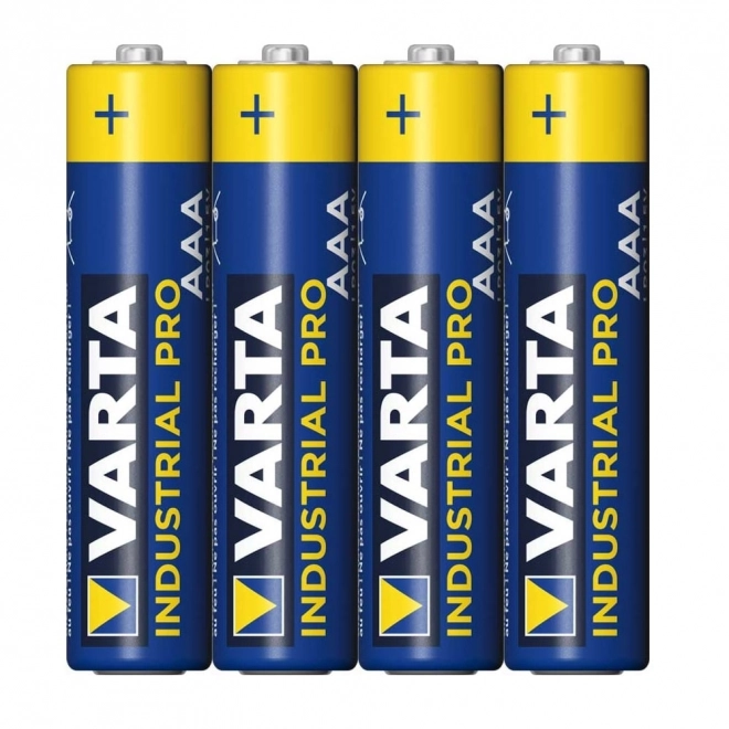 Alkalisk batteri R-03 LR3 AAA 1,5 V Varta Industriel (4 stk)