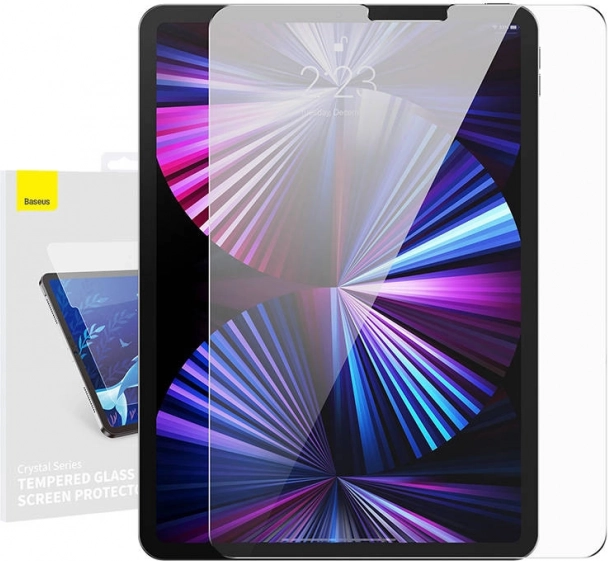 BASEUS beskyttende hærdet glas 0,3 mm til iPad Pro 12,9″