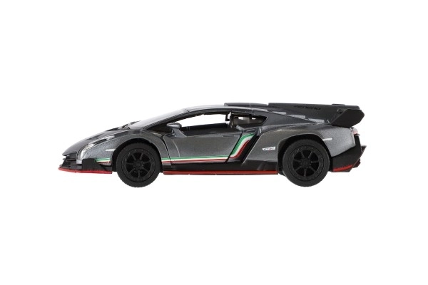 Auto Kinsmart Lamborghini Veneno metal/plast 13cm med tilbagespoling