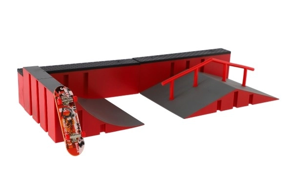 Skatepark med fingerboard
