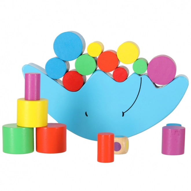 Montessori træ balance spil - Måne