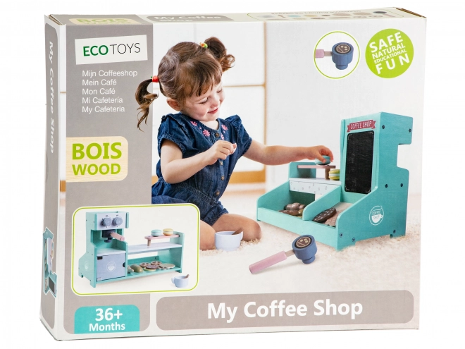 Træ kaffebar for børn ECO TOYS