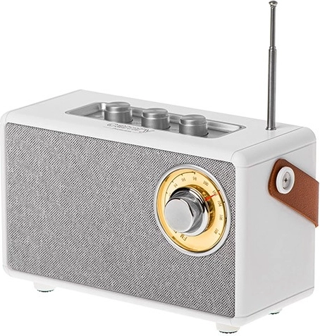 Bluetooth-højttaler CR1902 FM USB-C hvid