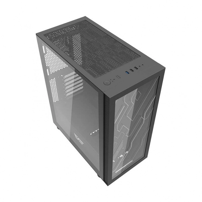 Computer kabinet Darkflash DK210 (sort)