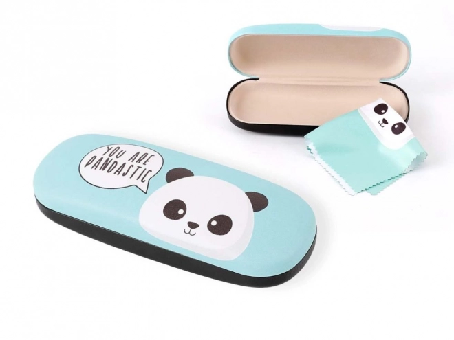 Brilleetui med panda