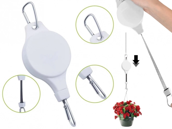 Krog til planter med teleskopisk håndtag
