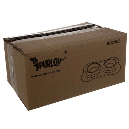 Dobbelt skål - 450 ml Purlov 21632