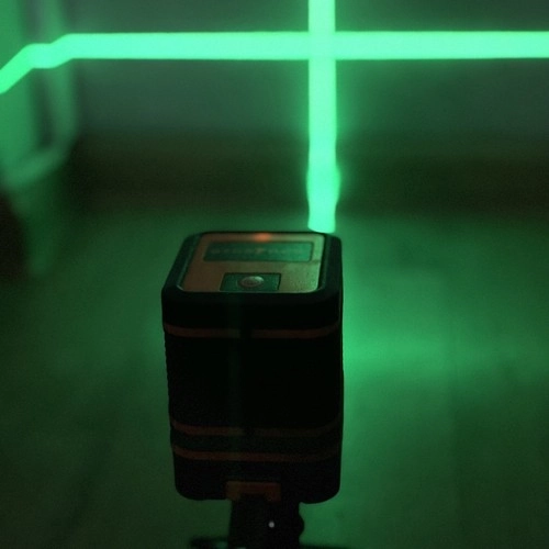 Laser vaterpas med grøn laser