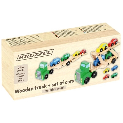 Tre6lastebil - trailer + se6t biler 22698